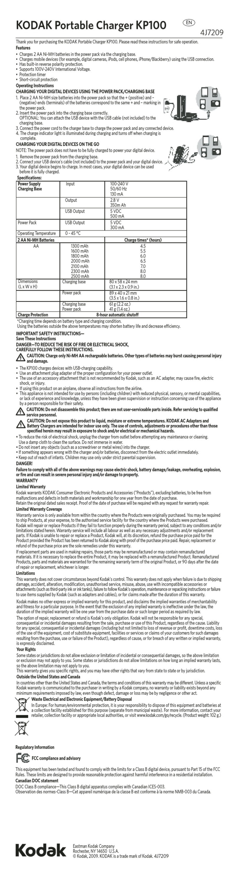 Kodak GZ-GX1 User manual