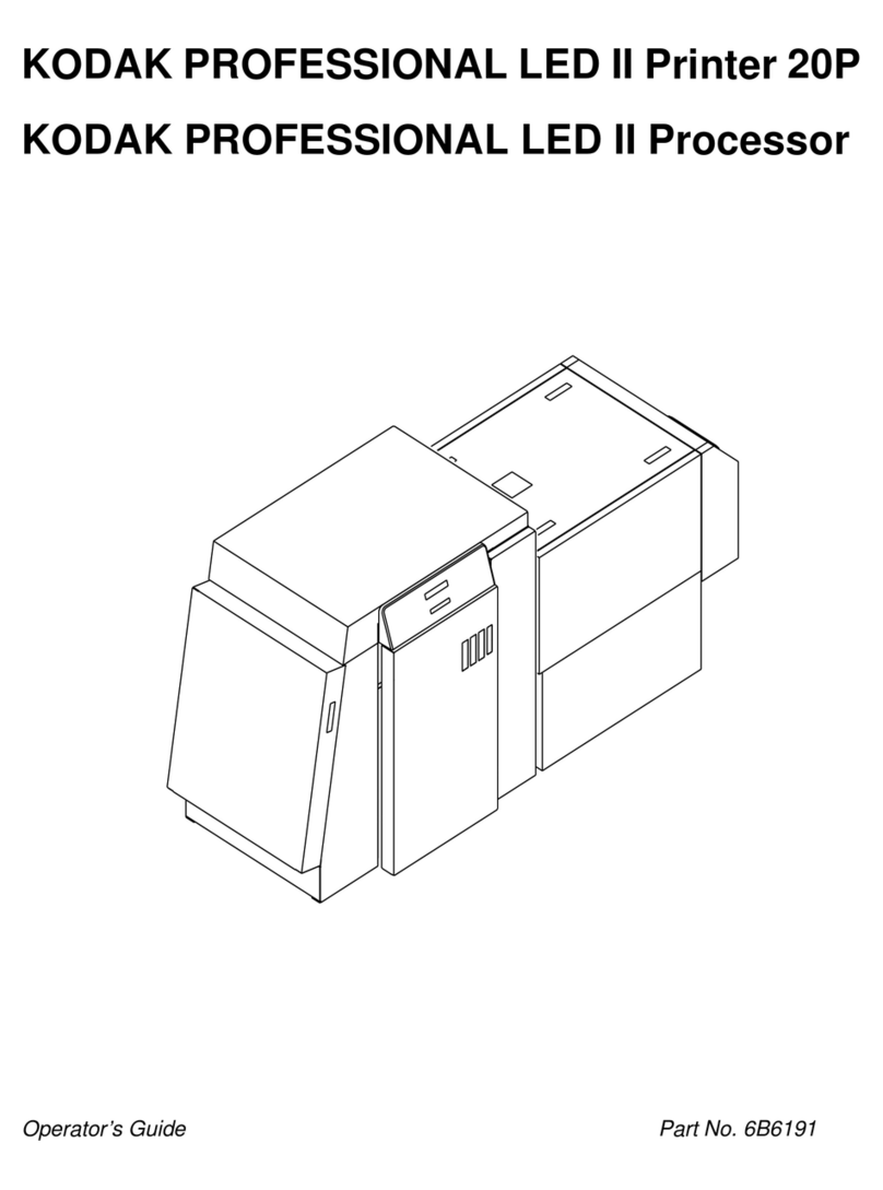Kodak PROFESSIONAL LED II 20P Manual