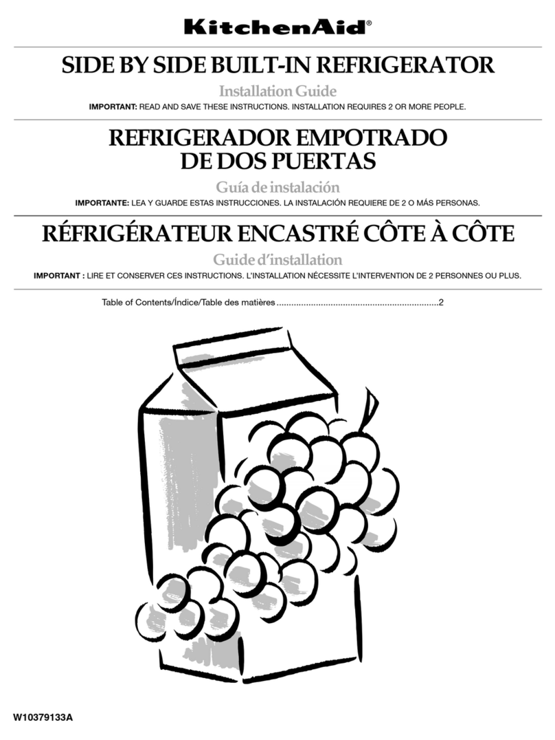 KitchenAid W10379133A User manual