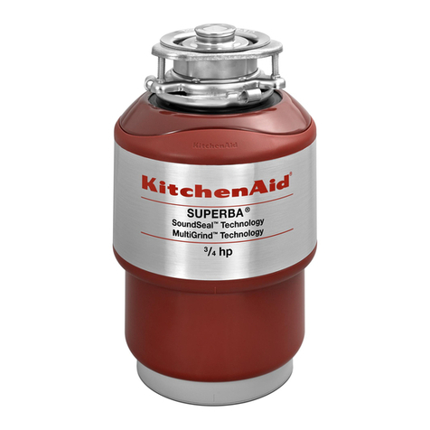 KitchenAid SUPERBA KCDS075T User manual