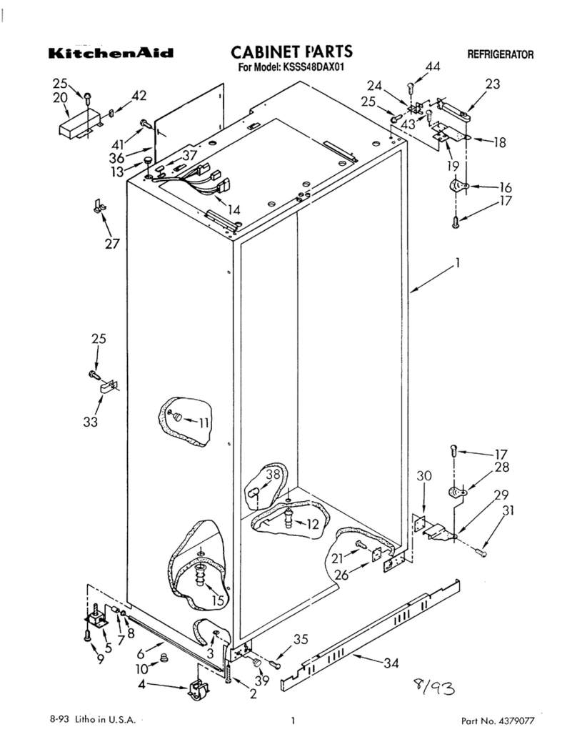 KitchenAid KSSS48DAX01 User manual KitchenAid KSSS48DAX01 User manual