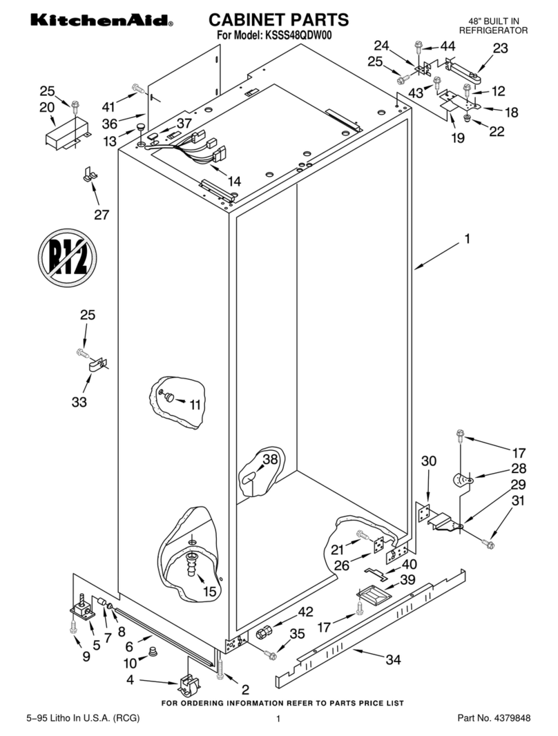 KitchenAid FOR THE WAY IT'S MADE KSSS48QDW00 User manual