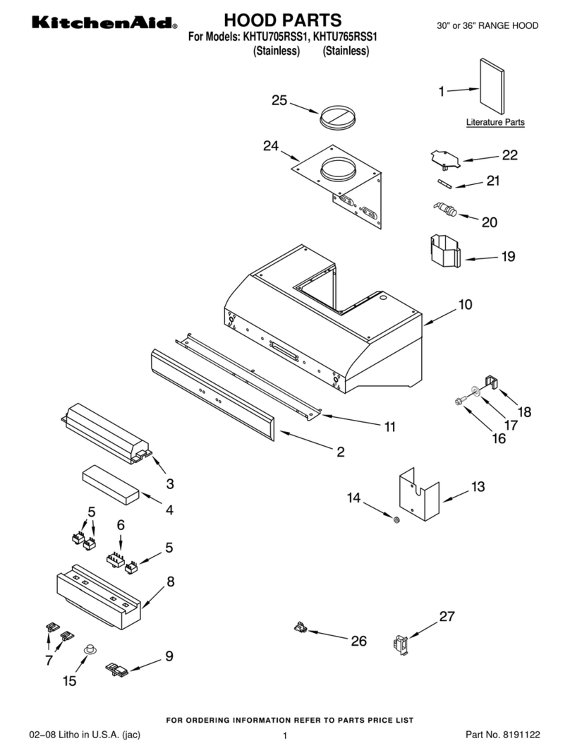 KitchenAid KHTU705RSS1 User manual