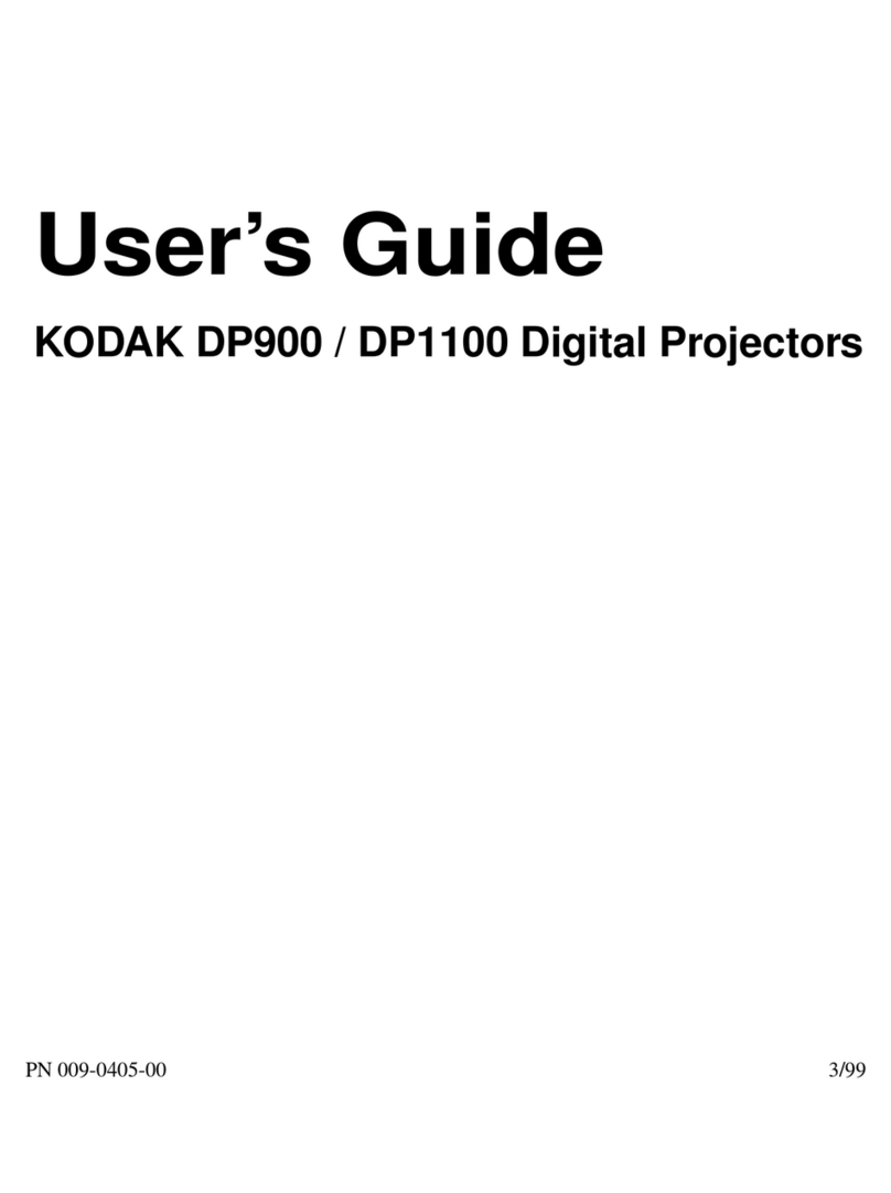 Kodak DP1100 - Digital Projector User manual
