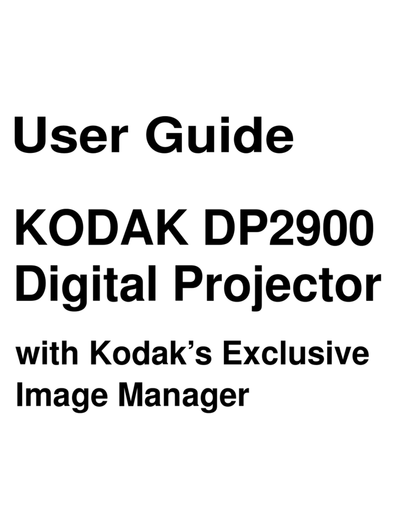 Kodak DP2900 - Digital Projector User manual