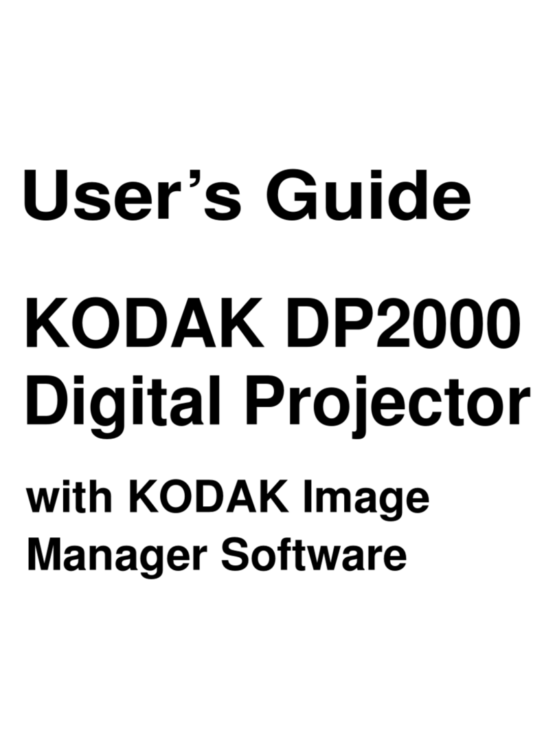 Kodak DP2000 - Digital Projector user guide