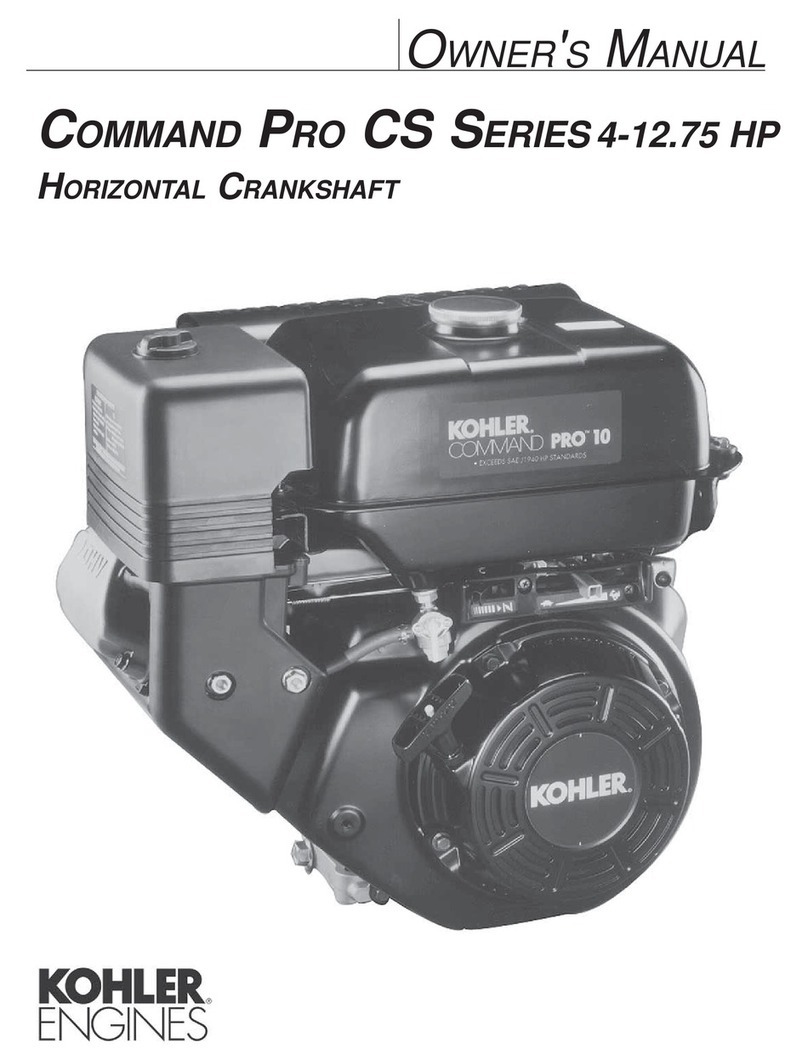 Kohler COMMAND PRO CS Series User manual