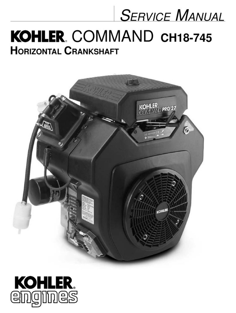 Kohler COMMAND CH18-745 User manual Kohler COMMAND CH18-745 User manual