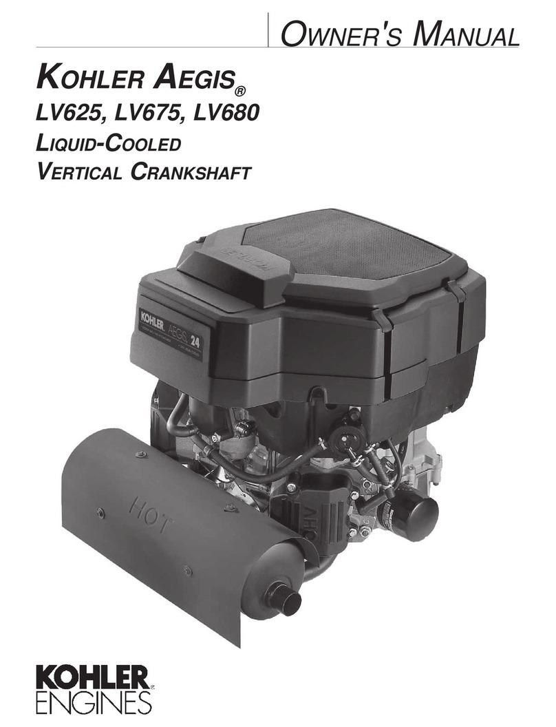 Kohler Aegis LV625 User manual