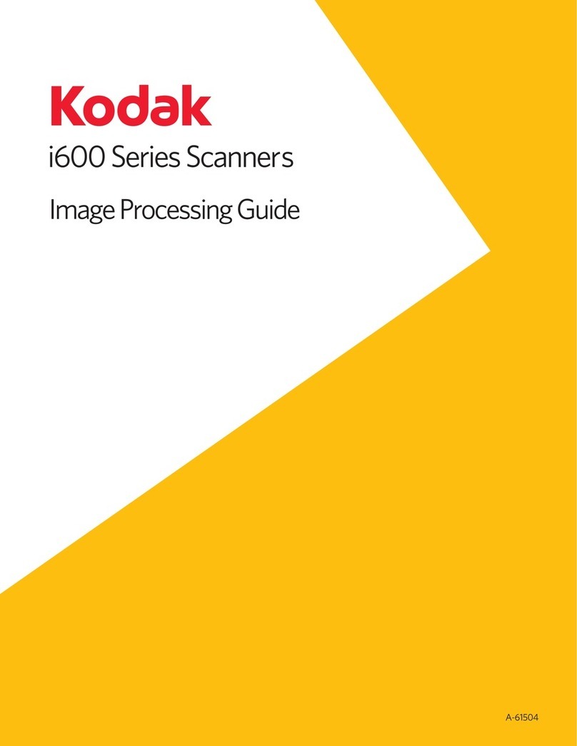 Kodak i600 Series User manual Kodak i600 Series User manual