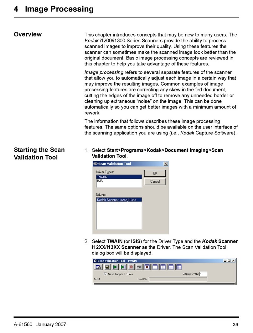 Kodak i1300 Series Mounting instructions