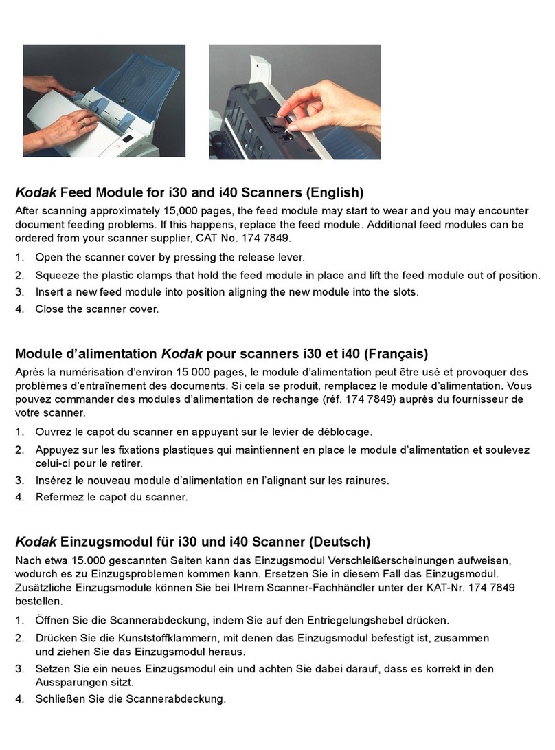 Kodak i30 Install manual