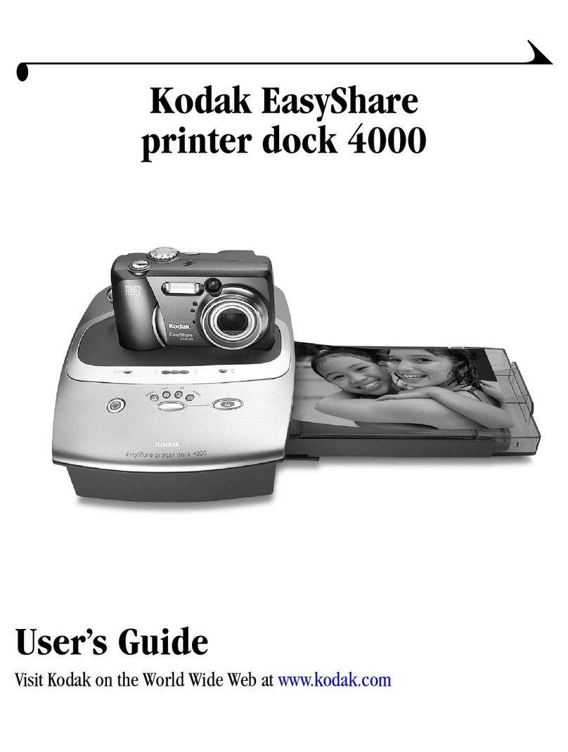 Kodak 4000 - EasyShare Printer Dock User manual