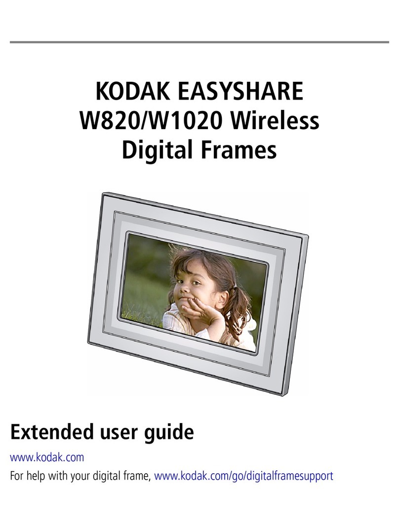 Kodak W820 - EASYSHARE Digital Frame Service manual