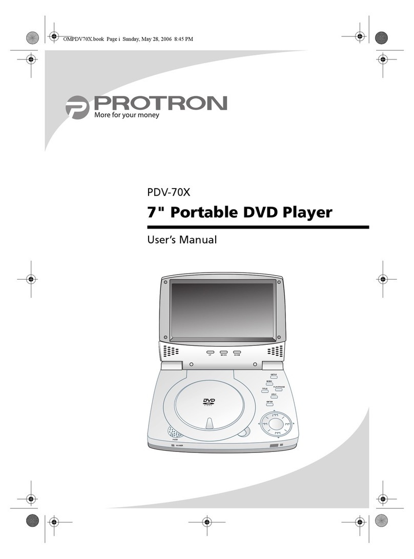PROTRON PDV-70X User manual