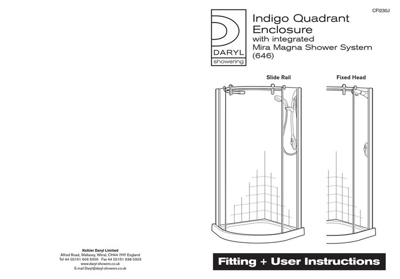 Kohler CFI230J Fitting & user instructions