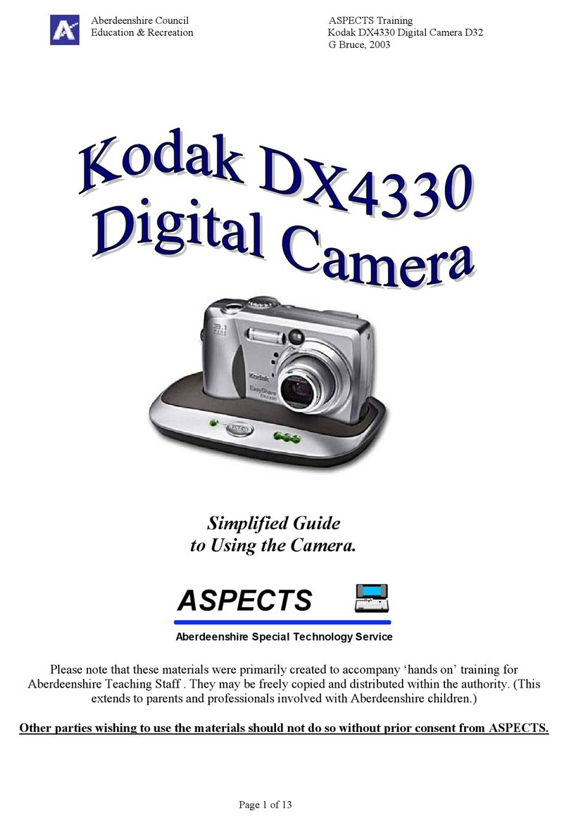 Kodak DX4330 - Easyshare Zoom Digital Camera User manual