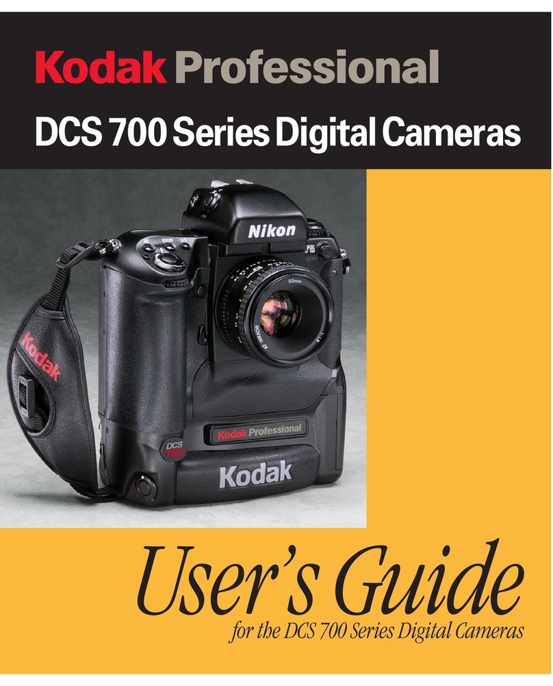 Kodak DCS 700 Series User manual Kodak DCS 700 Series User manual