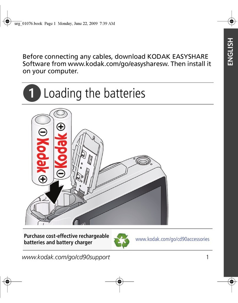 Kodak CD90 - Easyshare Digital Camera user guide