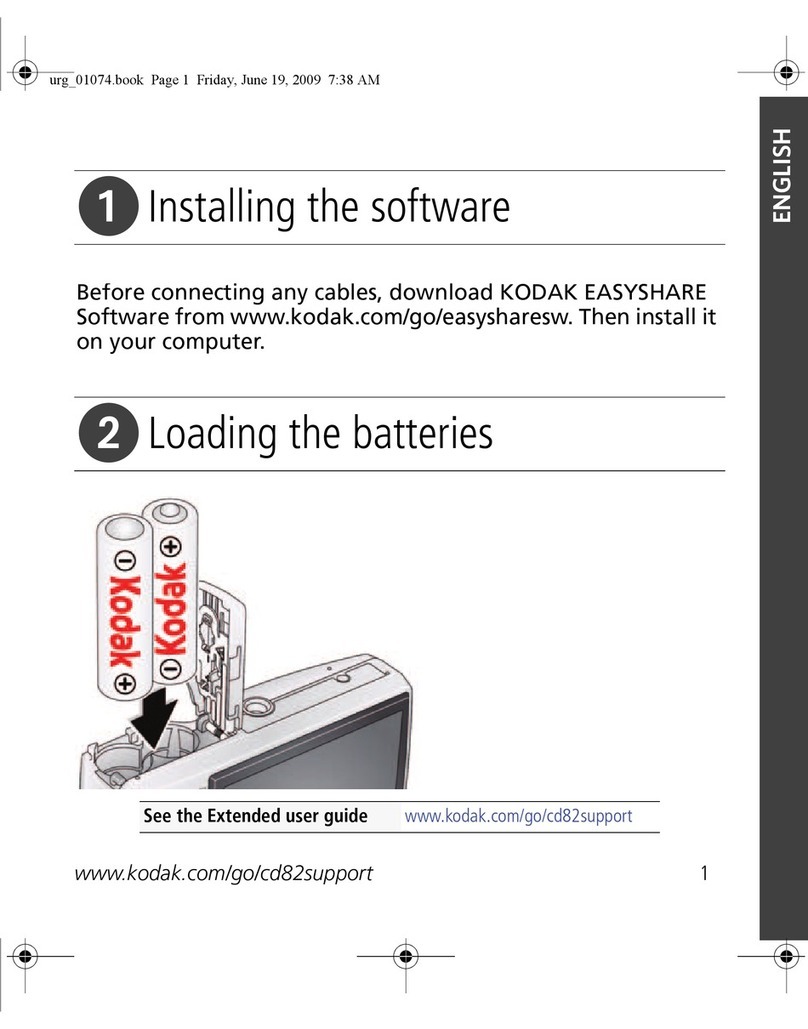 Kodak CD82 - Easyshare Digital Camera User manual
