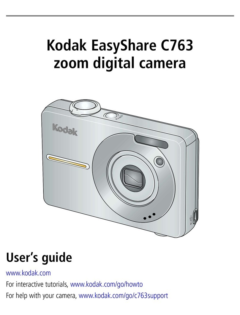 Kodak C763 - EASYSHARE Digital Camera User manual