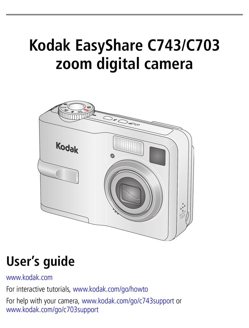 Kodak EasyShare C703 User manual Kodak EasyShare C703 User manual