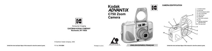 Kodak Advantix C750 User manual