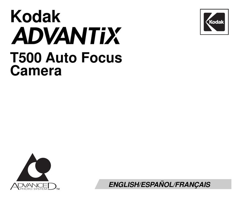 Kodak Advantix T500 User manual Kodak Advantix T500 User manual