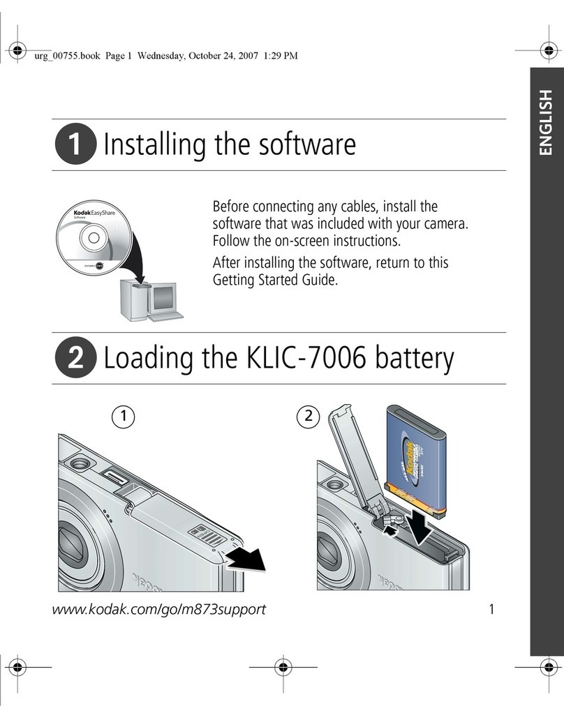 Kodak M873 - Easyshare Zoom Digital Camera User manual