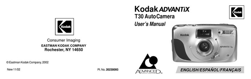 Kodak Advantix T30 User manual