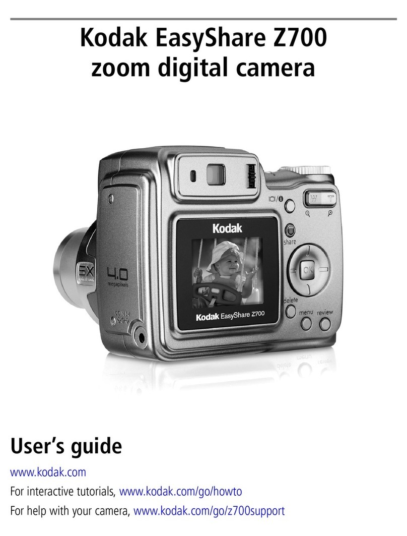 Kodak Z700 - EASYSHARE Digital Camera User manual
