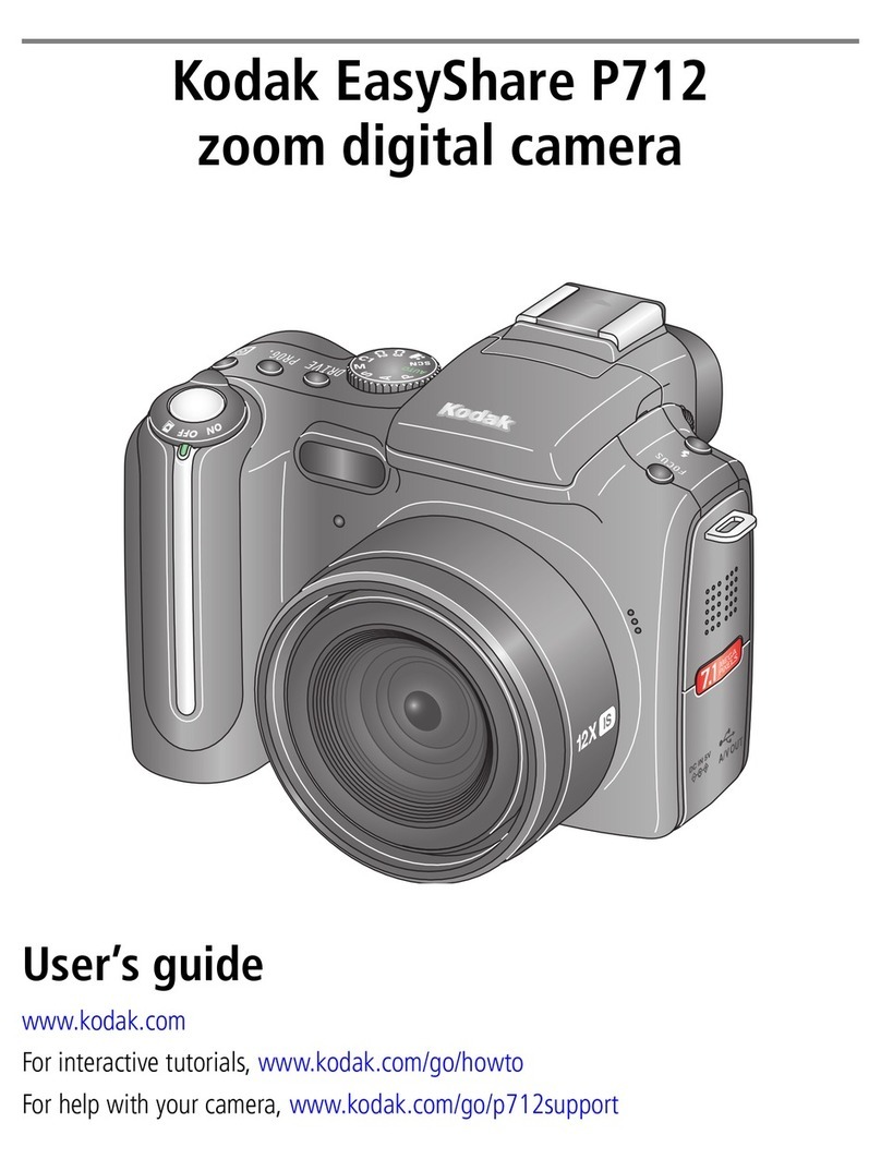 Kodak P712 - Easyshare 7.1MP Digital Camera User manual