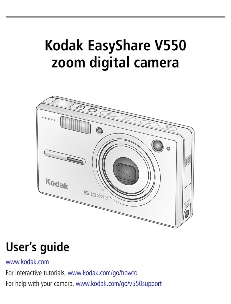 Kodak V550 - EASYSHARE Digital Camera User manual Kodak V550 - EASYSHARE Digital Camera User manual