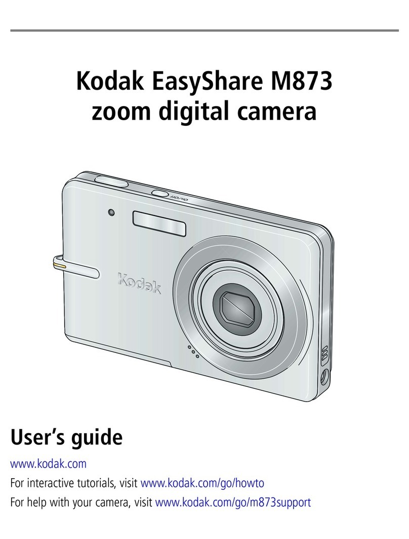 Kodak M873 - Easyshare Zoom Digital Camera user guide