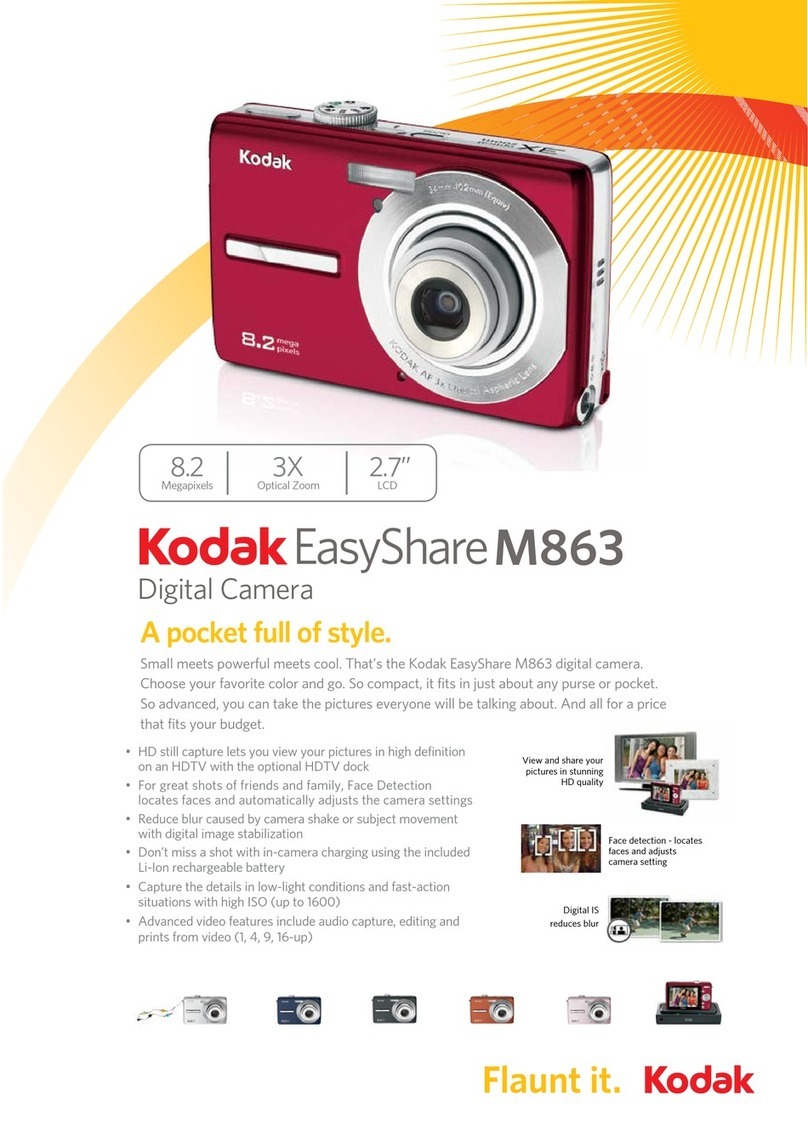 Kodak M863 - EASYSHARE Digital Camera User manual