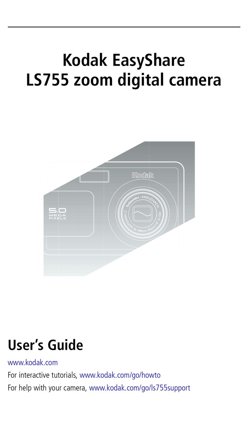 Kodak LS755 - Easyshare Zoom Digital Camera User manual Kodak LS755 - Easyshare Zoom Digital Camera User manual