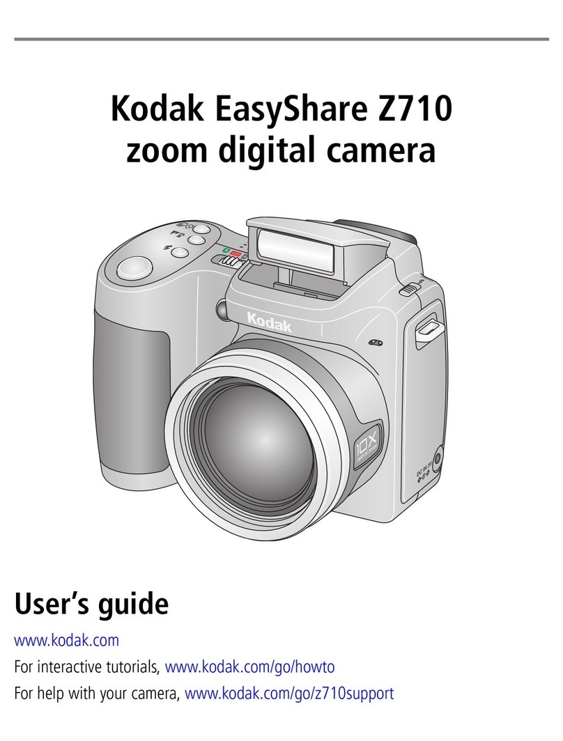 Kodak Z710 - EASYSHARE Digital Camera User manual Kodak Z710 - EASYSHARE Digital Camera User manual