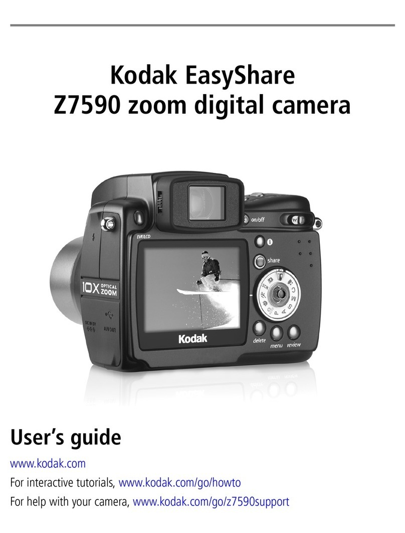 Kodak EasyShare Z7590 User's guide User manual