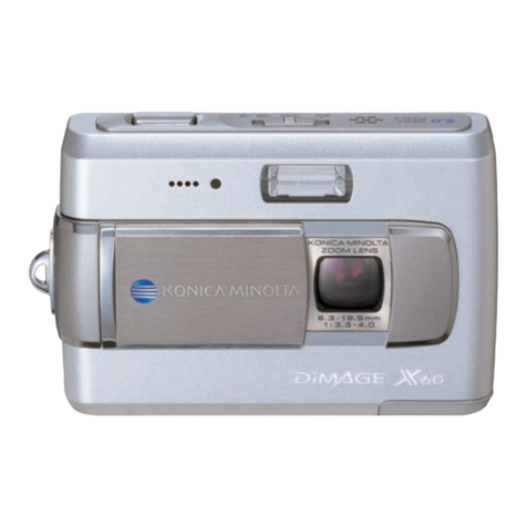 Konica Minolta DiMAGE X60 User manual