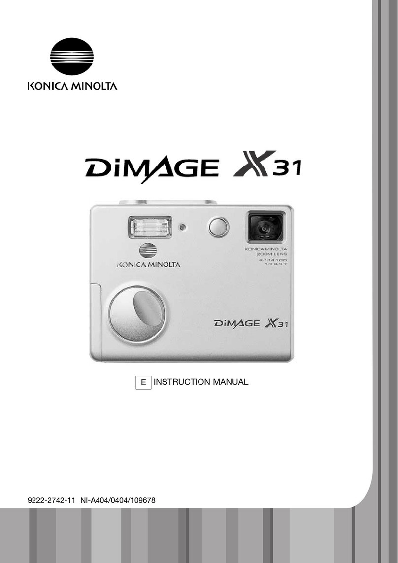 Konica Minolta DiMAGE X31 User manual