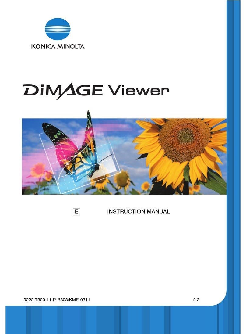Konica Minolta DiMAGE Viewer User manual Konica Minolta DiMAGE Viewer User manual