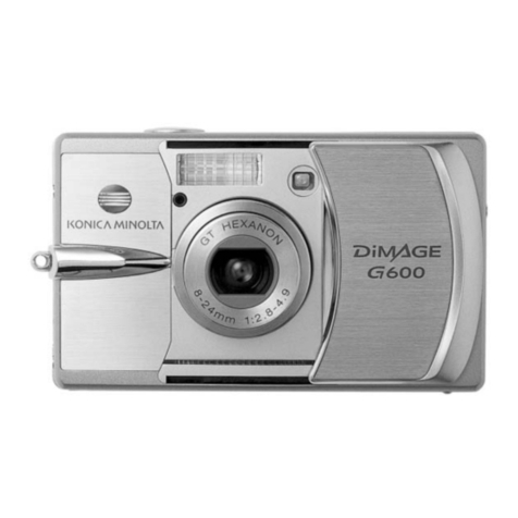 Konica Minolta DiMAGE G600 instruction manual