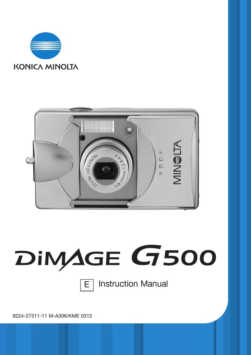 Konica Minolta DiMAGE G500 User manual