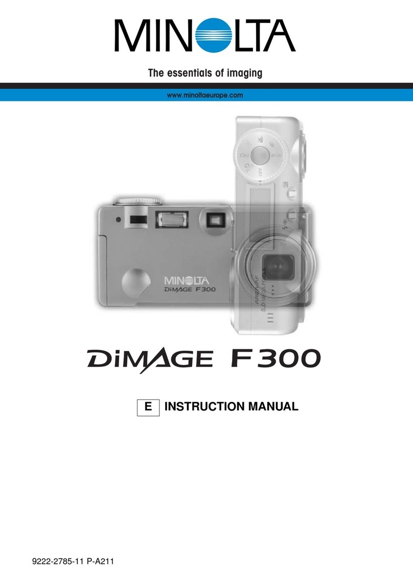 Minolta DiMAGE F300 instruction manual