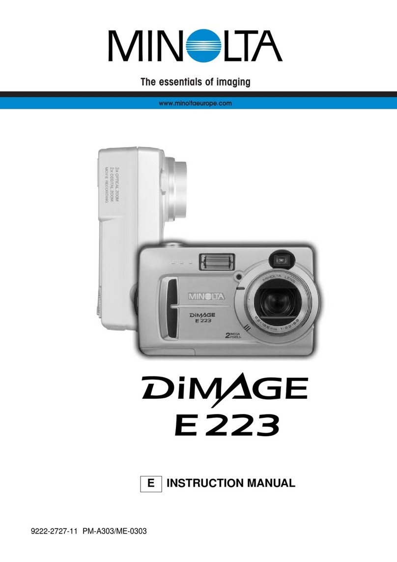 Minolta DiMAGE E223 User manual