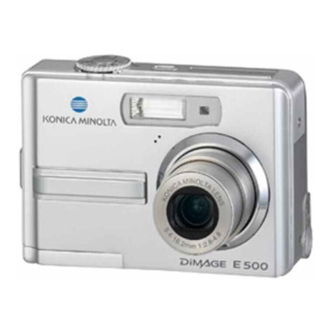 Konica Minolta DiMAGE E500 User manual