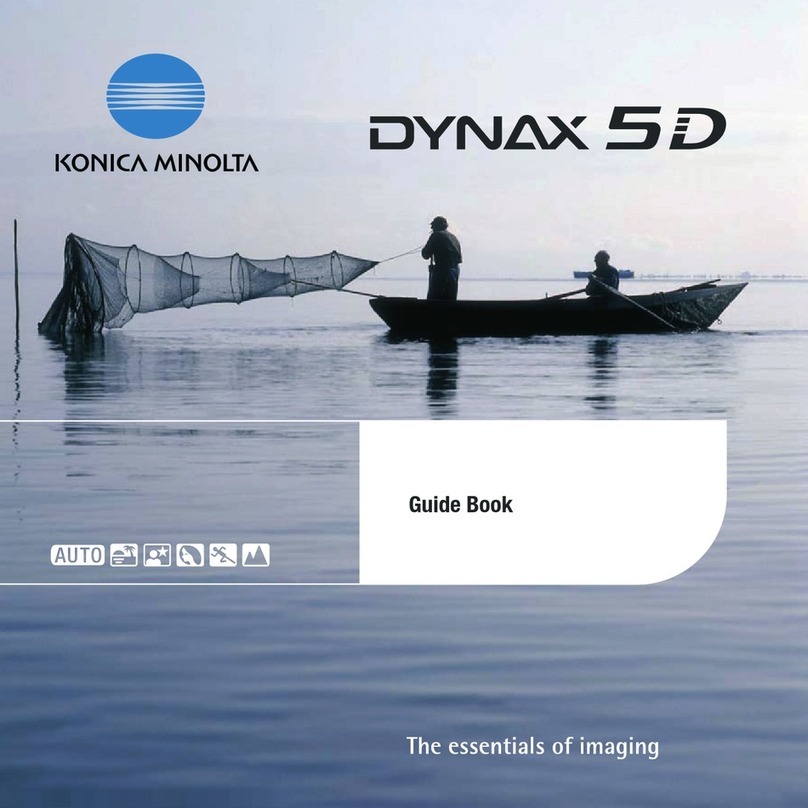 Konica Minolta Dynax DYNAX 5D Guide book