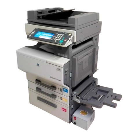 Konica Minolta bizhub C450 Installation and maintenance instructions