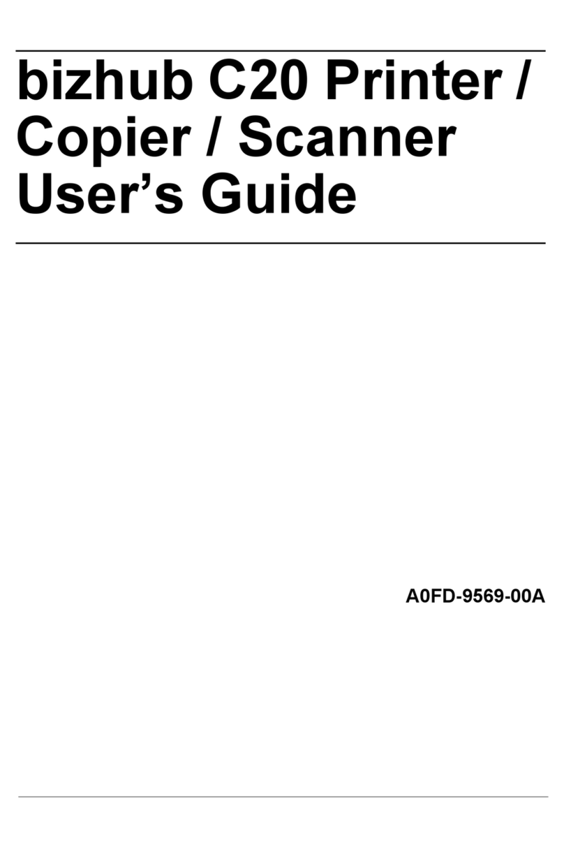 Konica Minolta BIZHUB C20 user guide