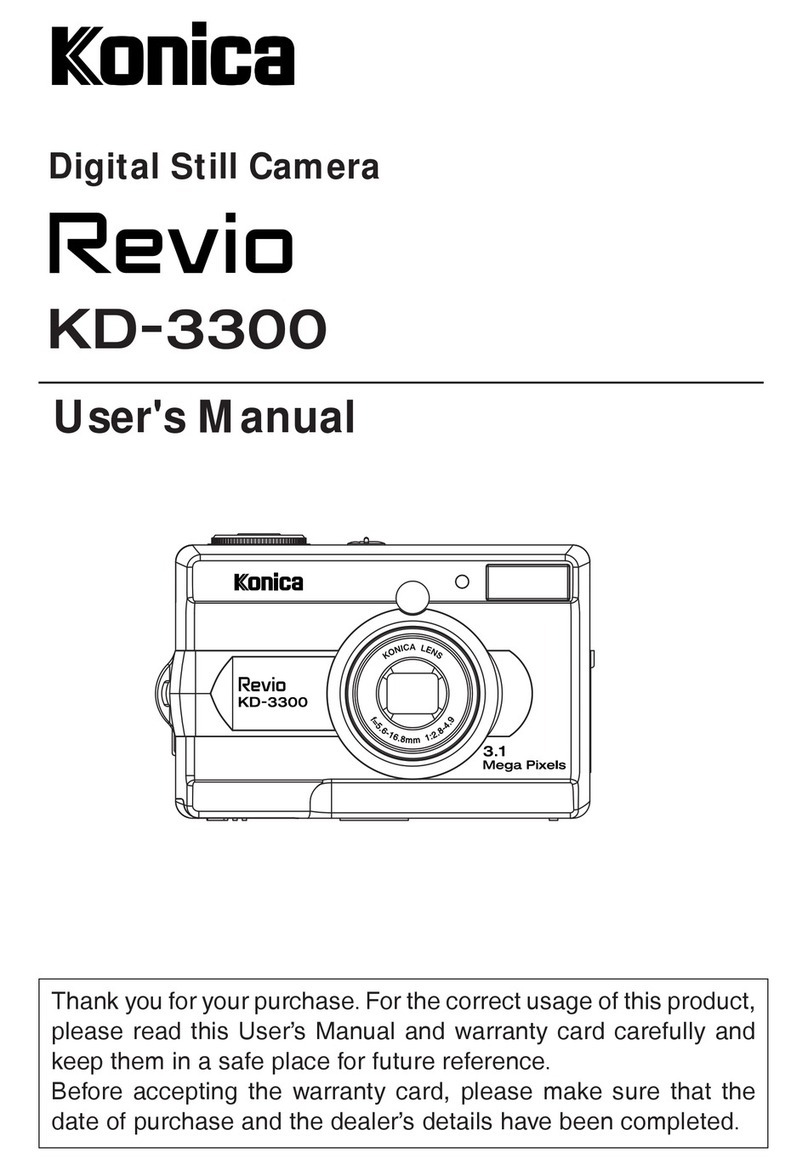 Konica Minolta Digital Still Camera Revio KD-3300 User manual